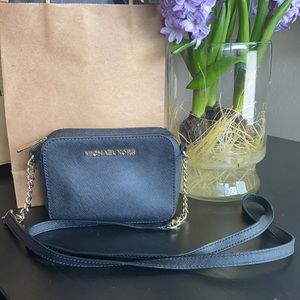 Black mini Michael Kors over the shoulder bag